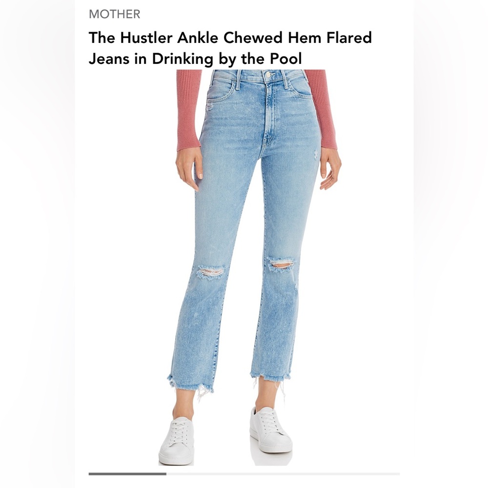 MOTHER
The Hustler Ankle Chew Jeans size 27